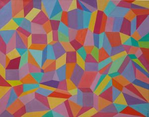 Geometrijska apstrakcija49 100x80 cm